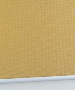 Voorkant van het buitenrolgordijn zand