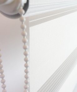 Duo rolgordijn wit inclusief ketting