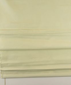 Detailfoto van het vouwgordijn crème