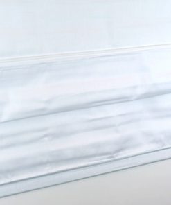 Detailfoto van het vouwgordijn wit