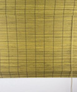 Bamboe vouwgordijn goudbruin