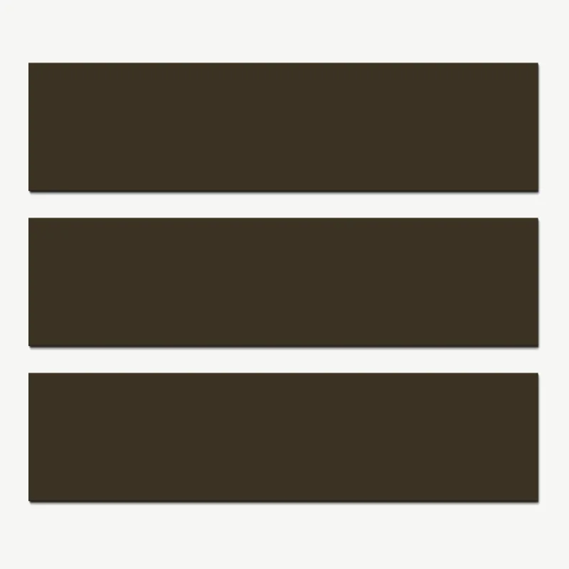 Houten jaloezie 50 mm Modern – Espresso (Modern 32) - Afbeelding 2