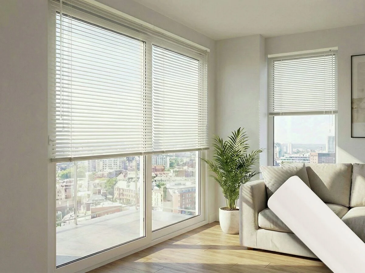 Aluminium jaloezie 25 mm – Off white (mat) (J2002) - Afbeelding 3