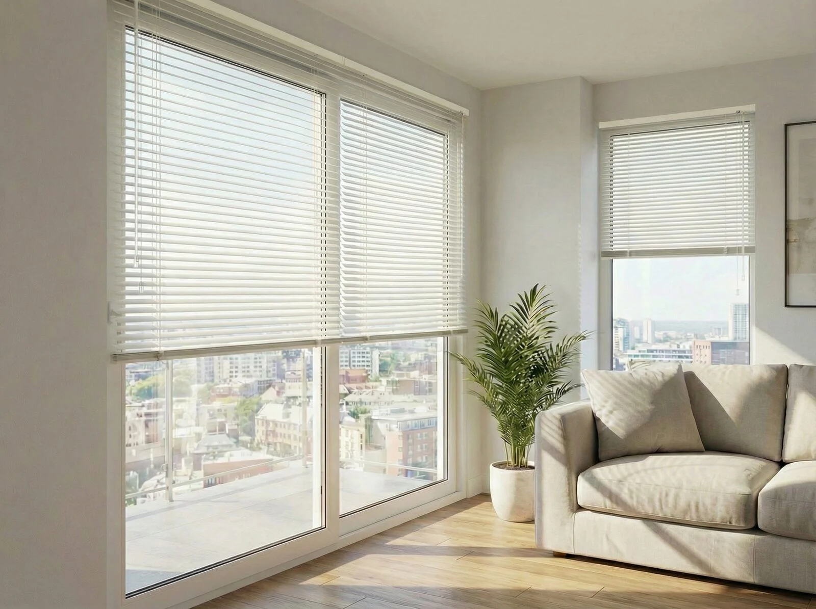 Aluminium jaloezie 25 mm – Off white (mat) (J2002)