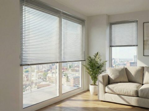 Aluminium jaloezie 25 mm Lichtgrijs (mat) (J2006)