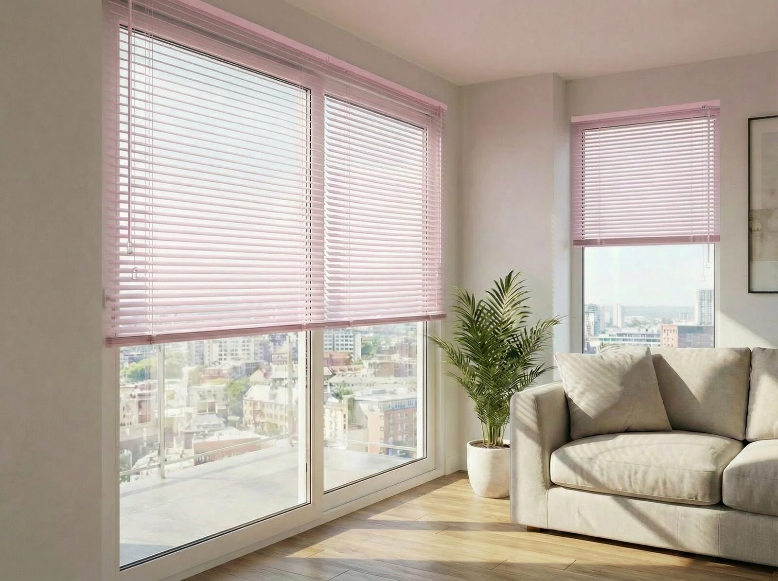 Aluminium jaloezie 25 mm – Roze (mat) (J2051)