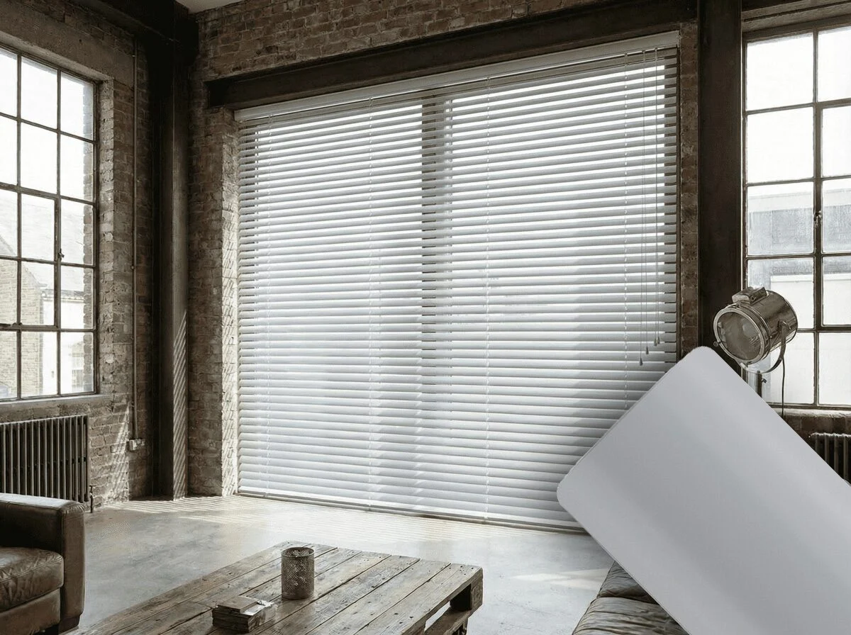 Aluminium jaloezie 50 mm – Grijs (mat) (J5009) - Afbeelding 3