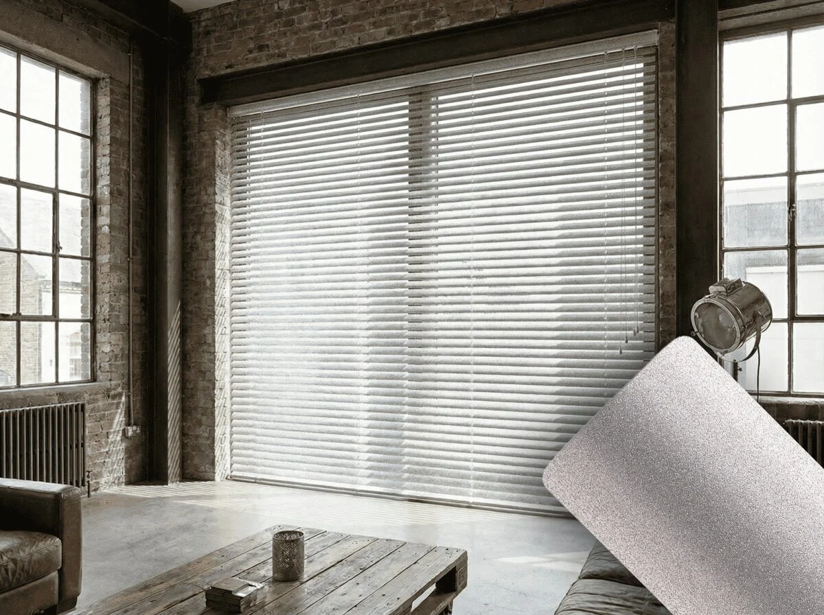Aluminium jaloezie 50 mm – Metallic (mat) (J5010) - Afbeelding 3