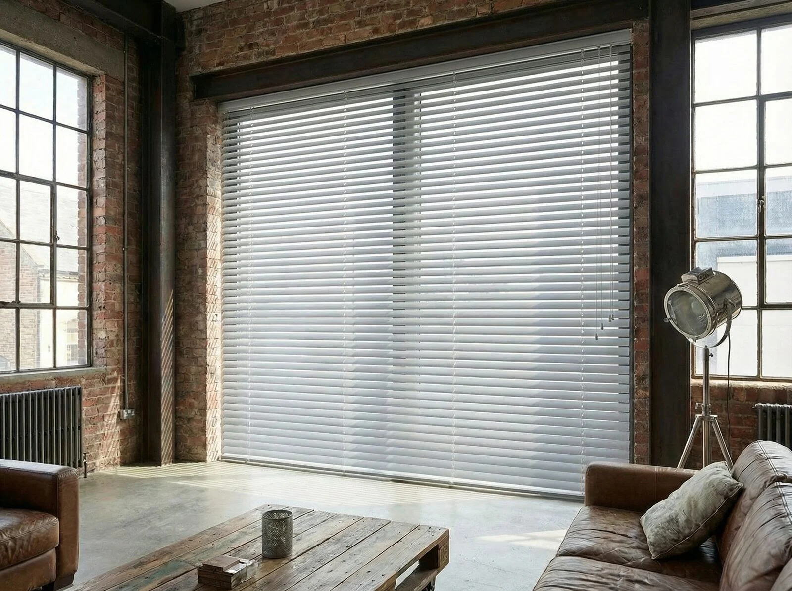 Aluminium jaloezie 50 mm – Grijswit (mat) (J5020)