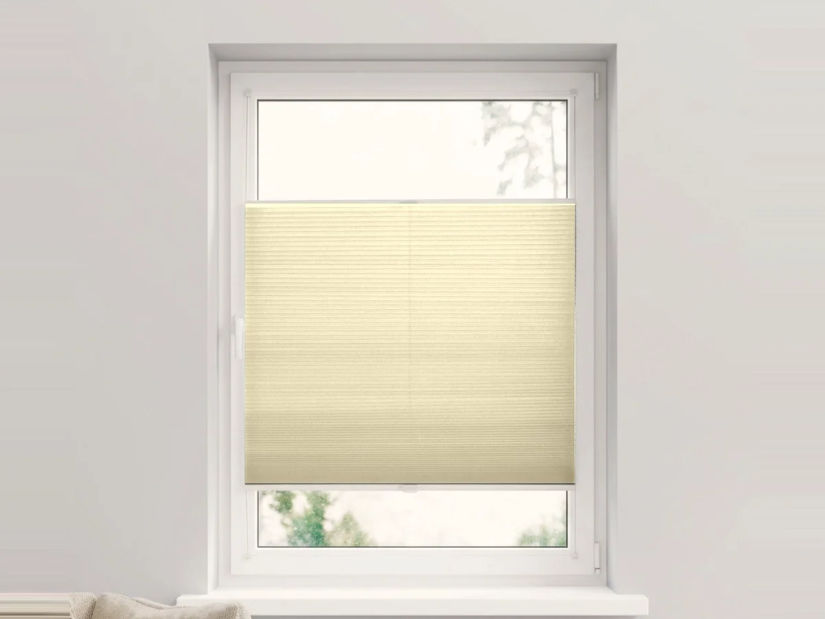 Duo plissé met greep lichtdoorlatend – Honey Fade (C312)