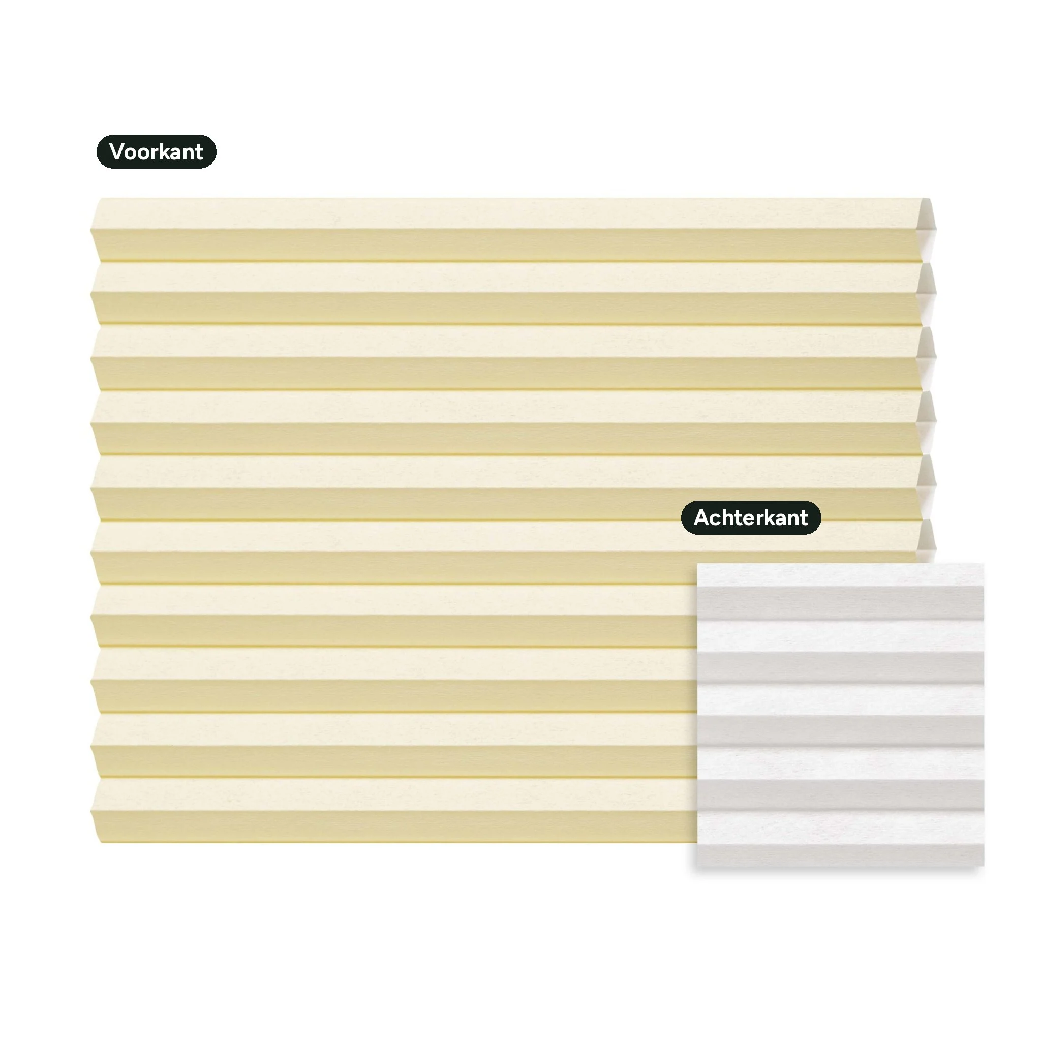 Duo plissé met greep lichtdoorlatend – Honey Fade (C312) - Afbeelding 2