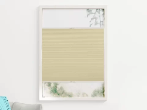 Duo plissé met greep – verduisterend Honey Fade (C812)