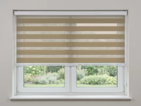 Duo rolgordijn met cassette Taupe (D101)