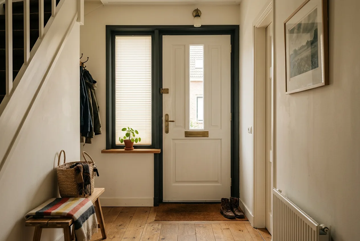 Inspiratie raamdecoratie hal en trap 1
