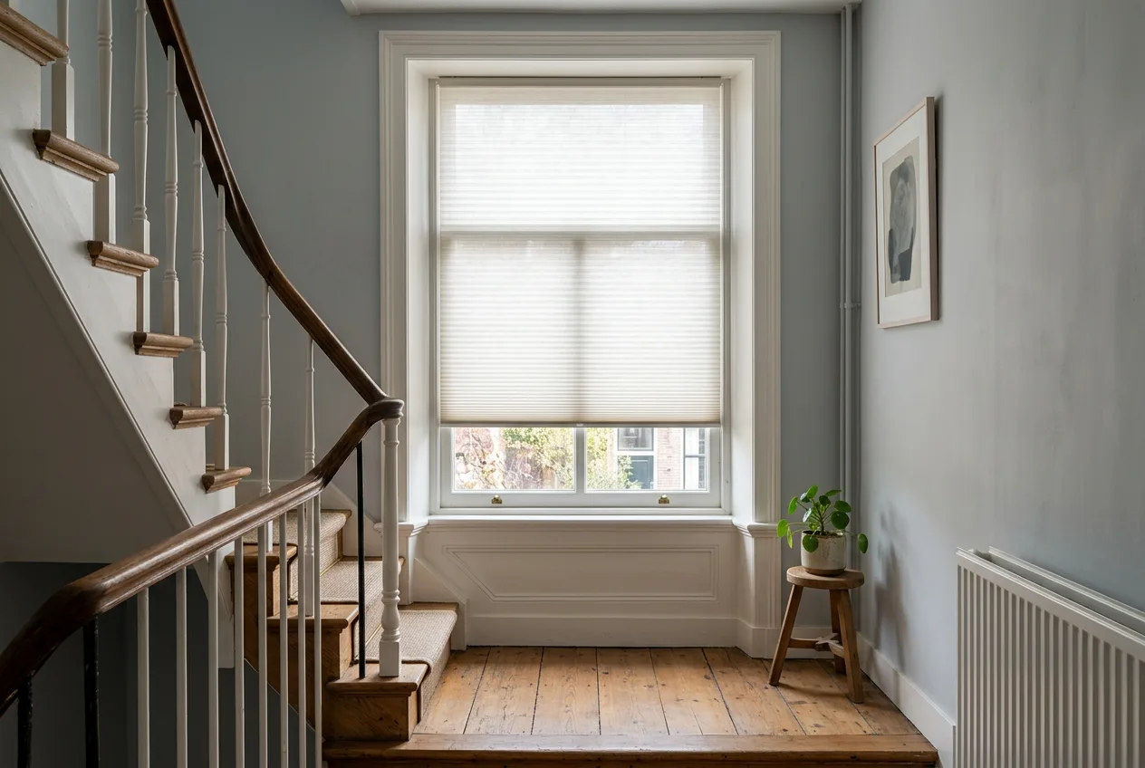 Inspiratie raamdecoratie hal en trap 2