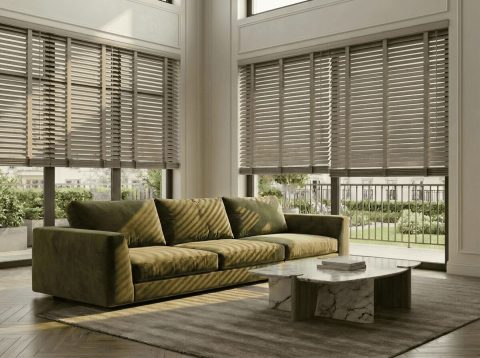 Houten jaloezie 50 mm Modern Duin (MODERN 59)