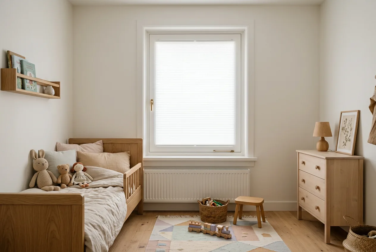 Lichte kinderkamer in pasteltinten