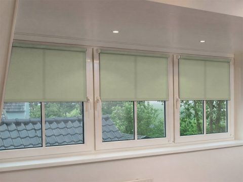 Mini rolgordijn – lichtdoorlatend Beige (A307)