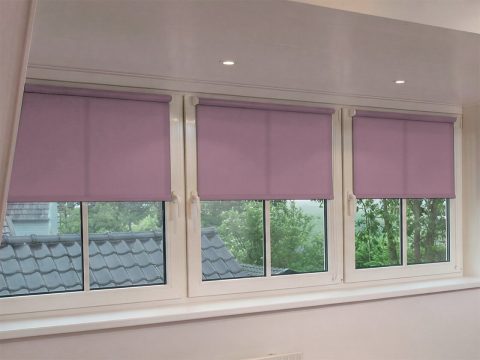 Mini rolgordijn – lichtdoorlatend Mauve (A351)