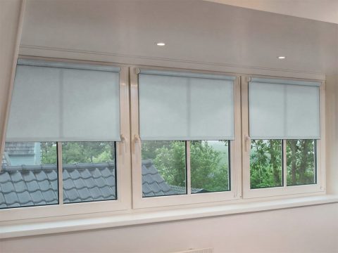 Mini rolgordijn – lichtdoorlatend Pastelblauw (A354)