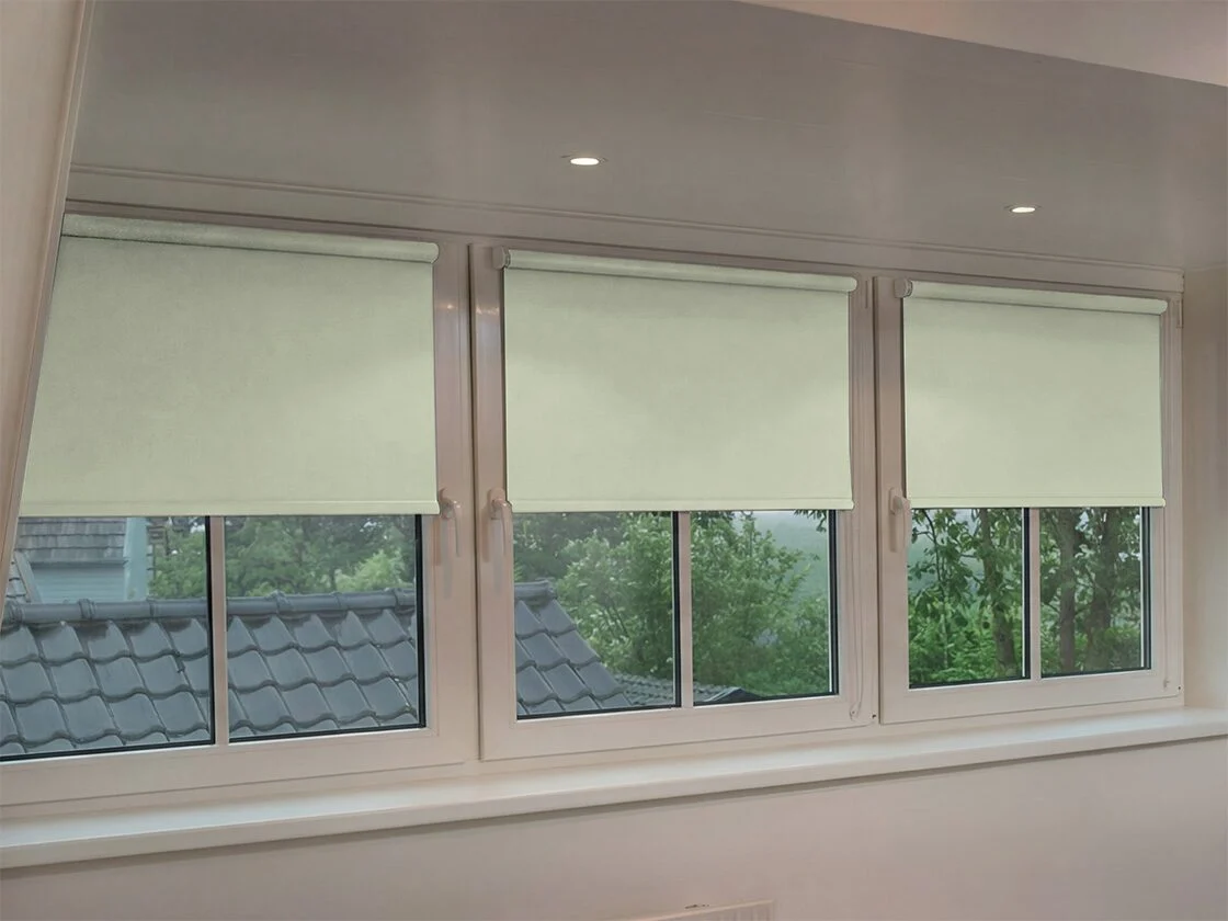 Mini rolgordijn verduisterend – Beige (B650)