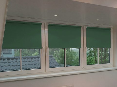 Mini rolgordijn – verduisterend Donkergroen (B661)