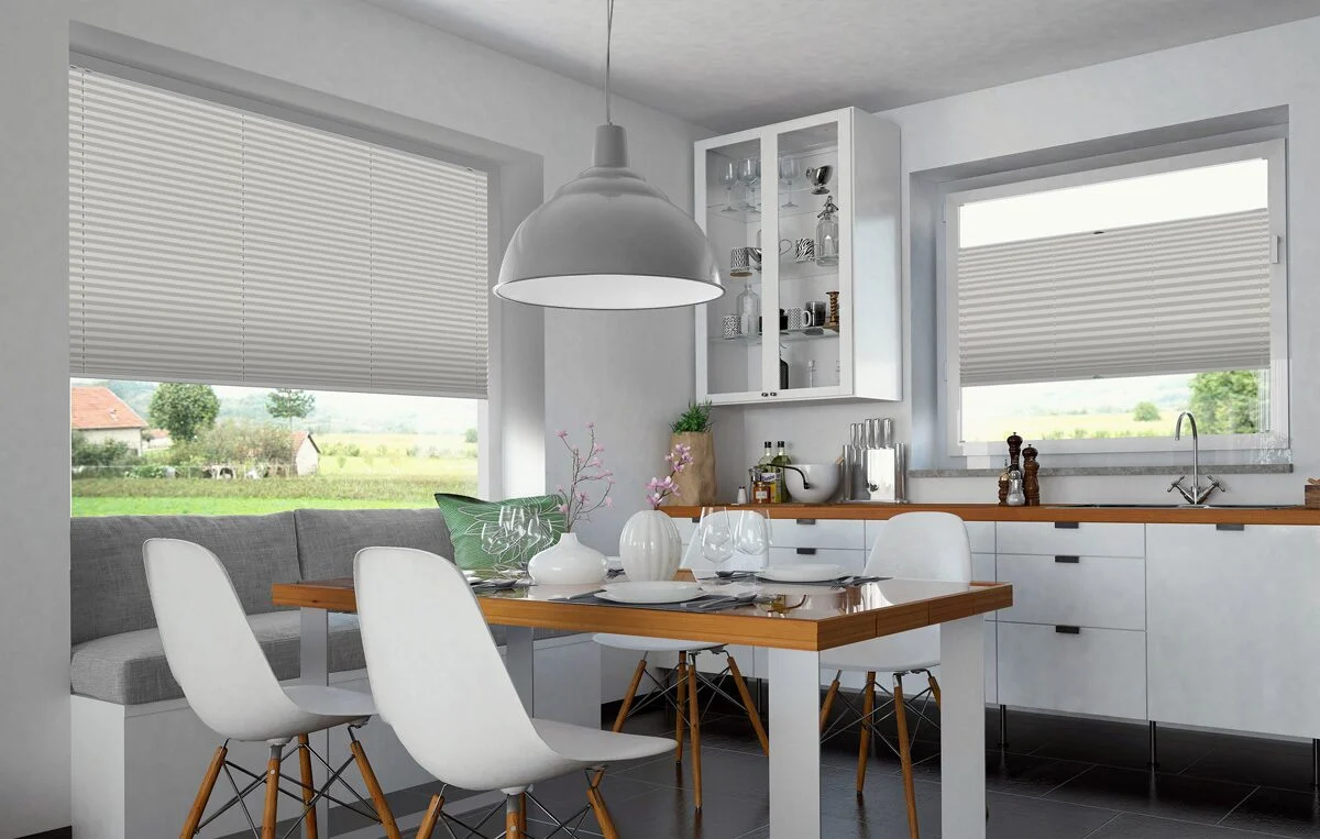 Plissé met greep lichtdoorlatend – Linnen (N326) - Afbeelding 6
