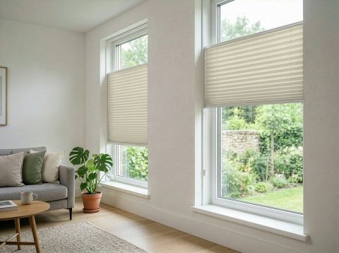 Plissé met koord – lichtdoorlatend Kasjmier (N250)