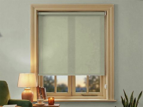 Rolgordijn – lichtdoorlatend Beige (A307)