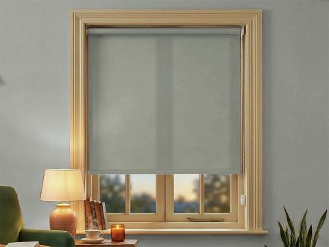 Rolgordijn – lichtdoorlatend Taupe (A309)