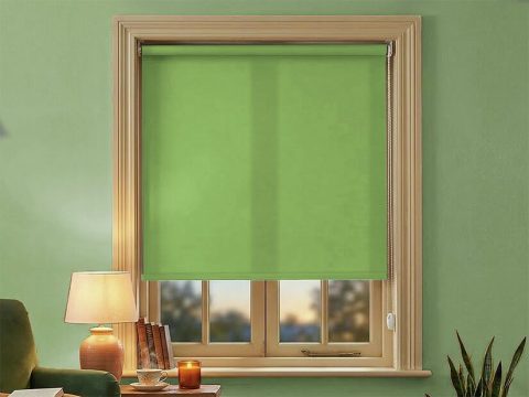 Rolgordijn – lichtdoorlatend Lichtgroen (A328)