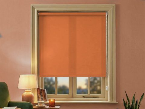 Rolgordijn – lichtdoorlatend Oranje (A342)