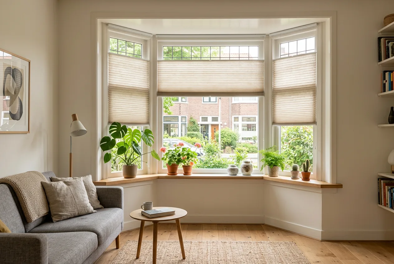 Inspiratie raamdecoratie woonkamer 1