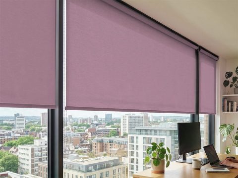XL rolgordijn – lichtdoorlatend Mauve (A351)