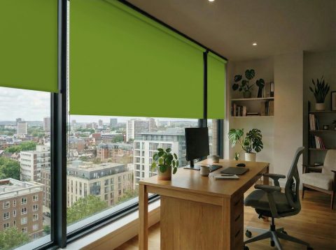 XL rolgordijn – verduisterend Groen (B660)