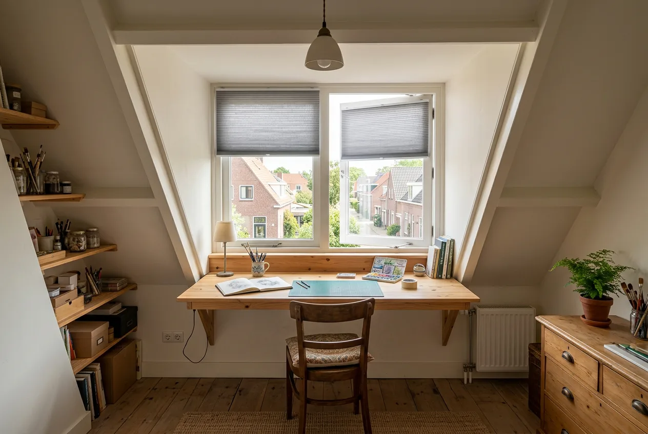 Inspiratie raamdecoratie zolder 1