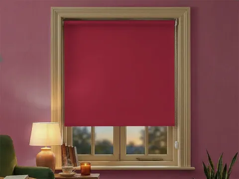 Rolgordijn – verduisterend Rood (B656)