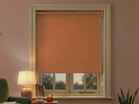 Rolgordijn – verduisterend Oranje (B657)