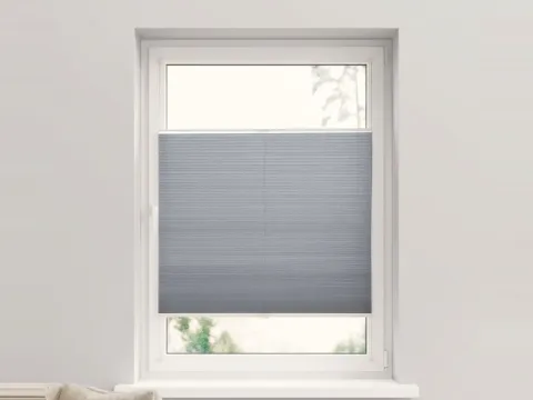 Duo plissé met greep – lichtdoorlatend Urban mist (C150)